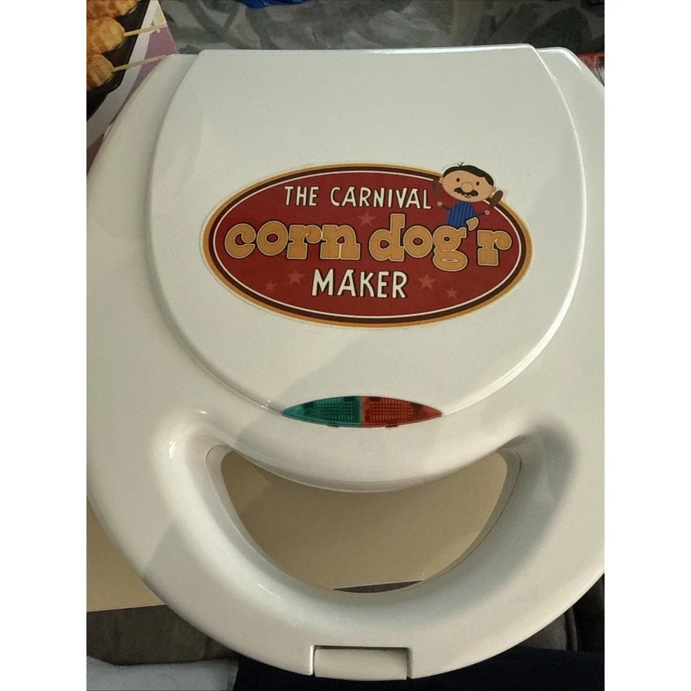 Corn Dog Waffle Maker The Original Carnival‎ Treat Factory No-Fry Snack Machine